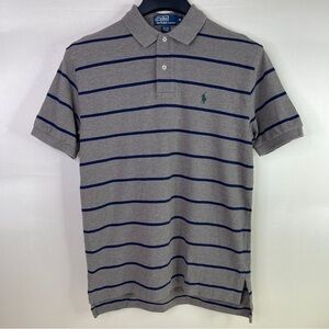 Polo Ralph Lauren Shirt Men’s Size Medium Short Sleeve Pullover Gray & Blue